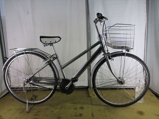 B721　限定特価　整備済み★ブリヂストン　アルベルト　シルバー　5段★ 中古自転車 【27インチ 】