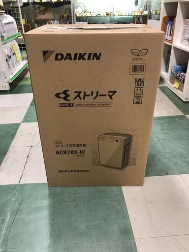★未使用★ストリーマ加湿空気清浄機 ダイキン ACK70X-W