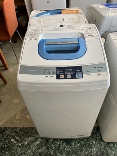 HITACHI  5キロ洗濯機  リサイクルショップ宮崎屋住吉店  22.2.6  y