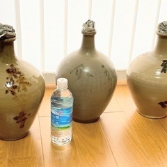 昔の大徳利３点　骨董品　