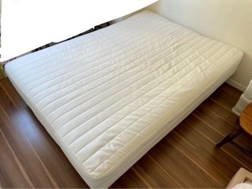 【美品】無印良品 脚付マットレスベッド（ダブル）