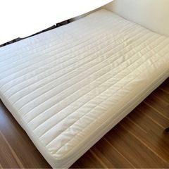 【美品】無印良品 脚付マットレスベッド（ダブル）