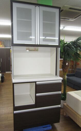 R076 NITORI キッチンボード、食器棚、幅80cm 美品