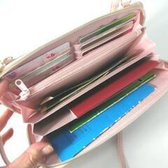 新品☆レザー調マルチポシェットの画像