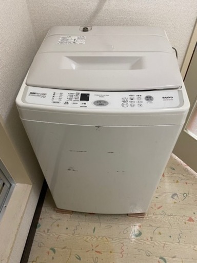 [お話中]SANYO 7kg 洗濯機