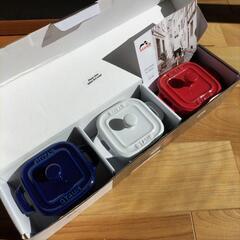 staub　エクストラミニ スクエアココット3pcs