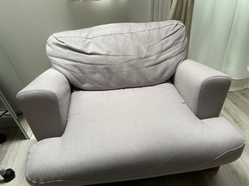 【引取り限定】モモナチュラル　ソファ　1-2人用