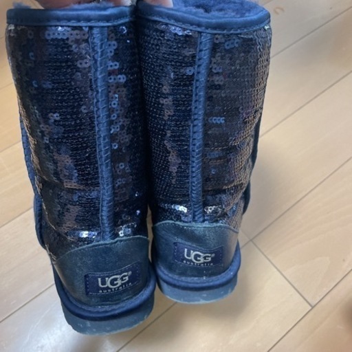 UGGムートンブーツスパンコールブルー