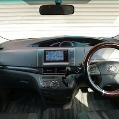 検査4年8月エスティマ アエラス 2.4中期7人乗り パワースライドドア/HDDナビ/テレビ/バックカメラ/スマートキー/クルーズコントロール/ETCの画像