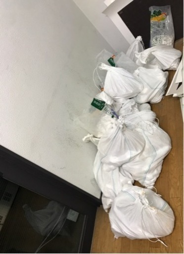 【~3/15まで！】白玉石100mm-150mm 土壌袋９袋分【値下げ相談可】