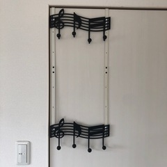音符ドアフックハンガー