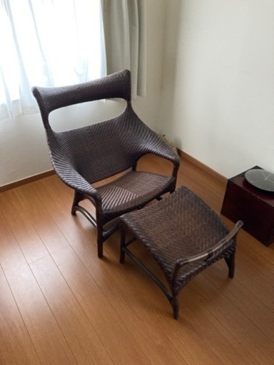 籐のイス　ラタンチェア