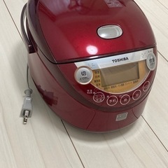 東芝IHジャー炊飯器（グランレッド）
