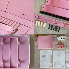 横浜川崎町田送料無料　ストッケ トリップトラップ ピンク ベビーガード セットの画像