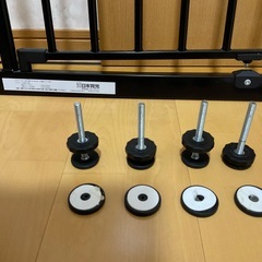 中古！日本育児・ベビーズゲート！ブラック！73〜90cm対応の画像