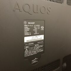 決まりました！SHARP(シャープ) AQUOS 40V型ワイド 液晶テレビの画像