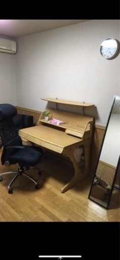 勉強机　カリモク家具　本日締め切り