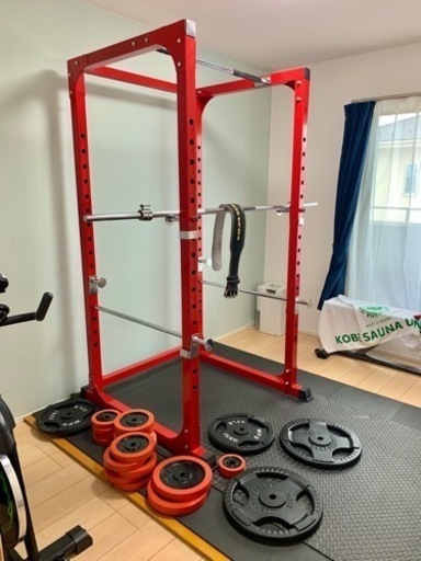 ファイティングロード　パワーラック　バーベル　シャフト　プレート　ベンチプレス