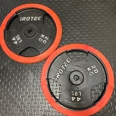 IROTEC 20kg ラバープレート　2個セット　40kg