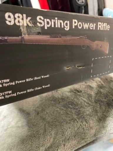 S&T Kar98k エアコキ 中古 フェイクウッド 新品予備マグ2本付