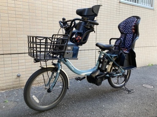 子供2人乗せ電動アシスト自転車　ヤマハ　PAS babby un