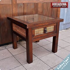 HIKKADUWA ヒッカドゥワ　ヴィンテージ　無垢木製シンプル長方形テーブル HIKKADUWA ヒッカドゥワ ヴィンテージ 無垢木製シンプル長方形テーブル