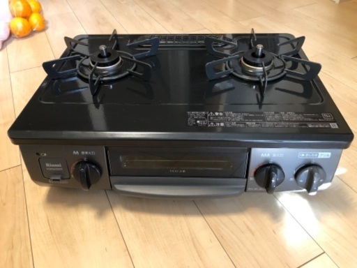 リンナイ　ガスコンロ　都市ガス用　KSR562BKR