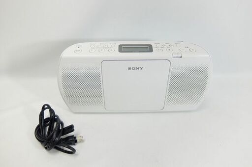 美品☆SONY ソニー 薄型CDラジオ 白 ホワイト ZS-E20CP 2014年製