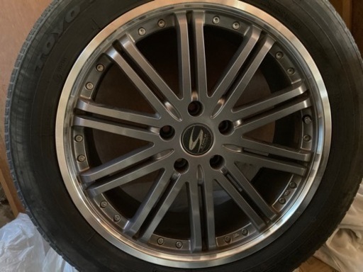 取引終了225/55/18 アルミホイール付4本セット