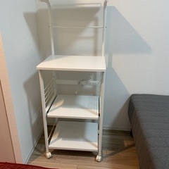 取引中　レンジラック　ニトリ　白の画像