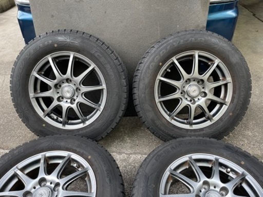 15インチアルミスタッドレス中古4本セット！205/65R15ステップワゴン等