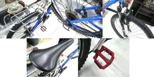 子供用自転車 MTB Jr マウンテンバイク 26インチ ブリヂストン エクスプレス ミラー付き 中古 苫小牧西店