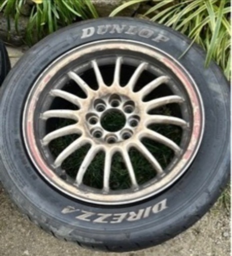 2本セットSSR スプリントハート CP-F 6.5j +32 15インチ pcd100 4h シビック フィット EK4 EG6 DC2 GE8 NA6 195/55R15 タイヤ付き スピードスター