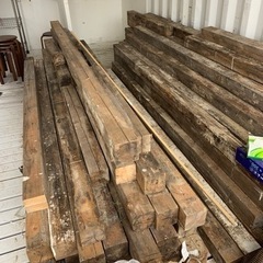 受付再会　柱　薪木　DIYなどに