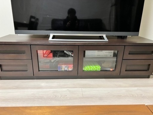 テレビ台(大塚家具 幅1800ｘ奥行450ｘ高さ450 元値114,000円)