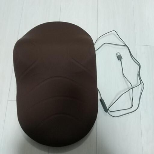 首、肩暖めてストレッチ