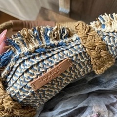 来週リサイクルショップ行き予定のため最終値下げです♪【ZARA】2way ジュート風バッグ　美品の画像