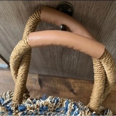 来週リサイクルショップ行き予定のため最終値下げです♪【ZARA】2way ジュート風バッグ　美品の画像