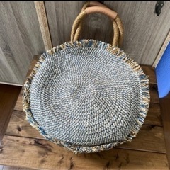 来週リサイクルショップ行き予定のため最終値下げです♪【ZARA】2way ジュート風バッグ　美品の画像