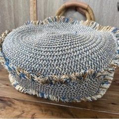 来週リサイクルショップ行き予定のため最終値下げです♪【ZARA】2way ジュート風バッグ　美品の画像