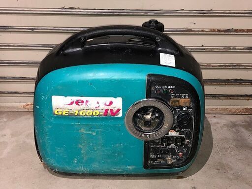 災害時の備えに！完動品！1600VA　防音型インバーター発電機