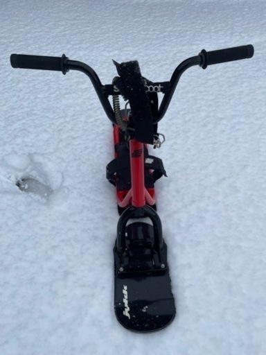 石川県 富山県 JykK スノースクート ミニ レッド snowscoot mini 中古 キッズ用 