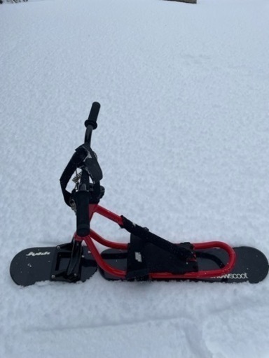 石川県 富山県 JykK スノースクート ミニ レッド scoot mini 中古 キッズ用