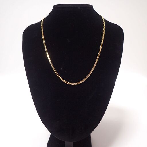 E527 ネックレス K18 16.7g 喜平 2面 シングル