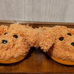 もこもこスリッパ　プードル