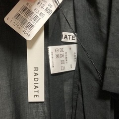 (お取引決まりました)RADIATE  黒上着　38 新品の画像