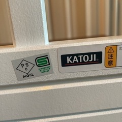 板橋区　引き取り　カトージ　KATOJI ベビーベッド　美品ホワイト　使用1ヶ月の画像