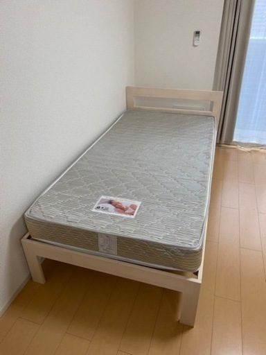 ベッド　シングル　マットレス付き