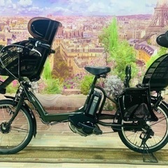 D33D電動自転車M45M/長生き8アンペア/一年保証/新品タイヤ/ヤマハ