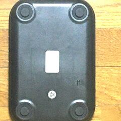 ツカモトエイム ポルト 電池のいらないエコ体重計 Sサイズ(ブラック) AIM-WS02(BK) の画像